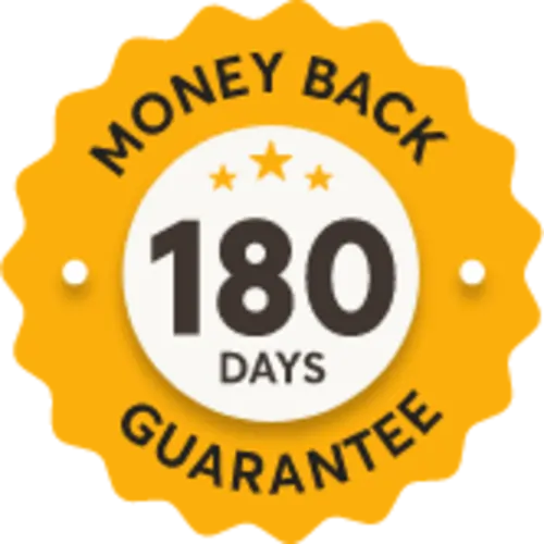180 Days Money Back Guarantee